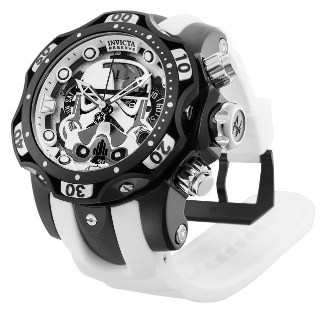 Invicta Star Wars Stormtrooper Men's Watch - 52.5mm, White, Black (35360)