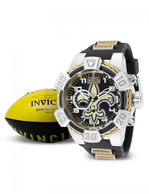 Invicta NFL - New Orleans Saints 35871 Men's Quartz Watch - 52mm