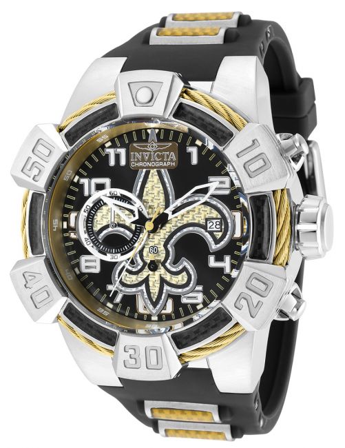 Invicta NFL - New Orleans Saints 35871 Men's Quartz Watch - 52mm