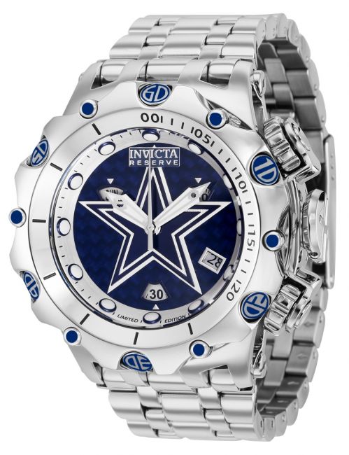 Invicta NFL Dallas Cowboys Chronograph Black Dial Mens Watch 36163