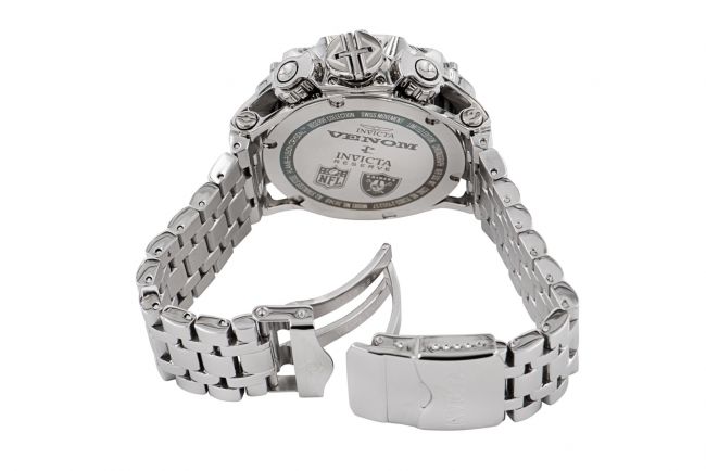 : Invicta NFL Las Vegas Raiders Women's Watch - 39mm. Steel.  Black (42753) : Clothing, Shoes & Jewelry