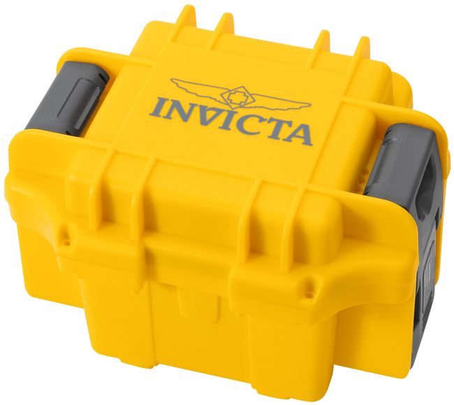 Invicta 1-Slot Dive Impact Watch Case, Yellow (DC1YEL)