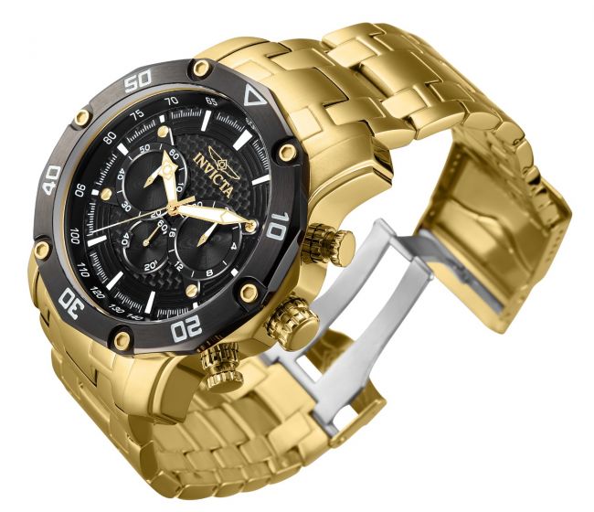 Invicta Pro Diver Men's Watch - 50mm, Gold (37725)