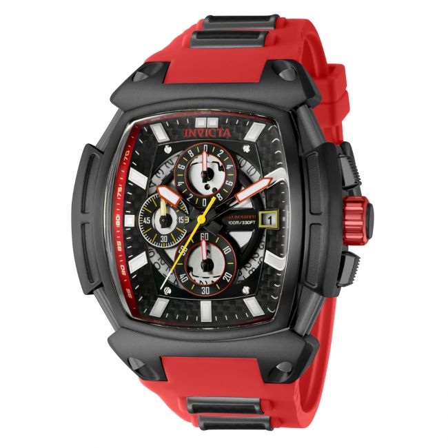 Invicta S1 Rally Diablo Men's Watch - 53mm, Black, Red (37798)