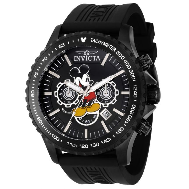 Invicta Disney Limited Edition Mickey Mouse Men's Watch - 48mm, Black  (39043)