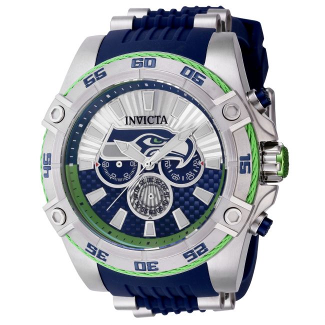 Invicta NFL Seattle Seahawks Quartz Blue Dial Men's Watch