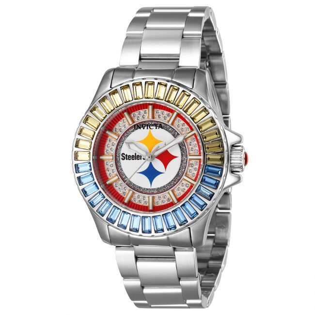 Invicta NFL Pittsburgh Steelers Women's Watch - 38mm, Steel (42045)