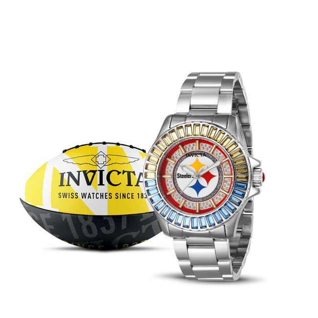 Invicta NFL Pittsburgh Steelers Women's Watch - 38mm, Steel (42045)