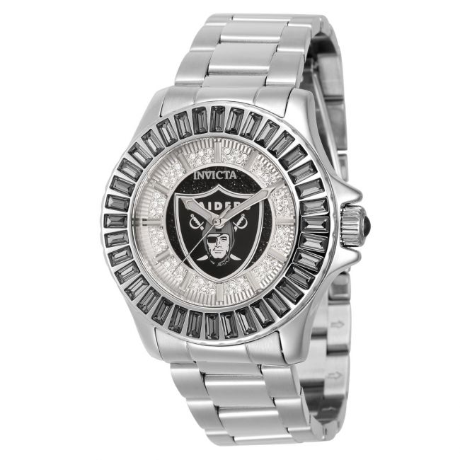 Invicta NFL Las Vegas Raiders Quartz Black Dial Men's Watch 42066