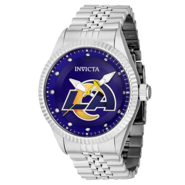 Official Los Angeles Rams Watches, Sport Watch, Rams Steel Watch