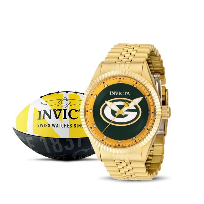 Invicta Nfl Green Bay Packers Quartz Watch for Men