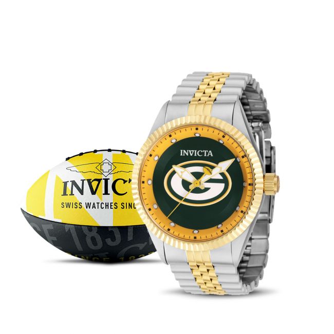 invicta green bay packers watch