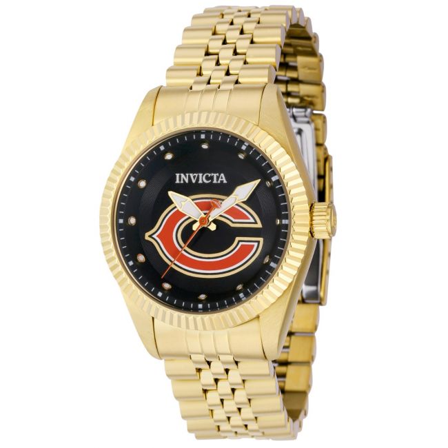 Invicta NFL Detroit Lions Women's Watch - 36mm, Steel, Gold (42559)