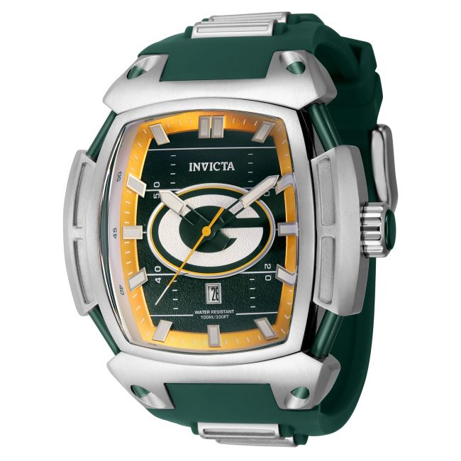 Invicta NFL Green Bay Packers Men's Watch - 53mm, Steel, Green (42806)