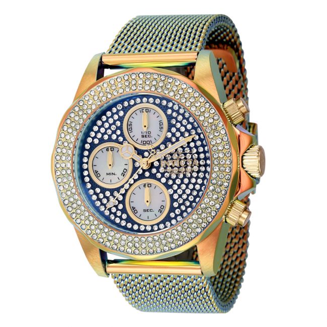 Invicta Pro Diver Women's Watch w/ Mother of Pearl Dial - 38mm, Fire Amber (44258)