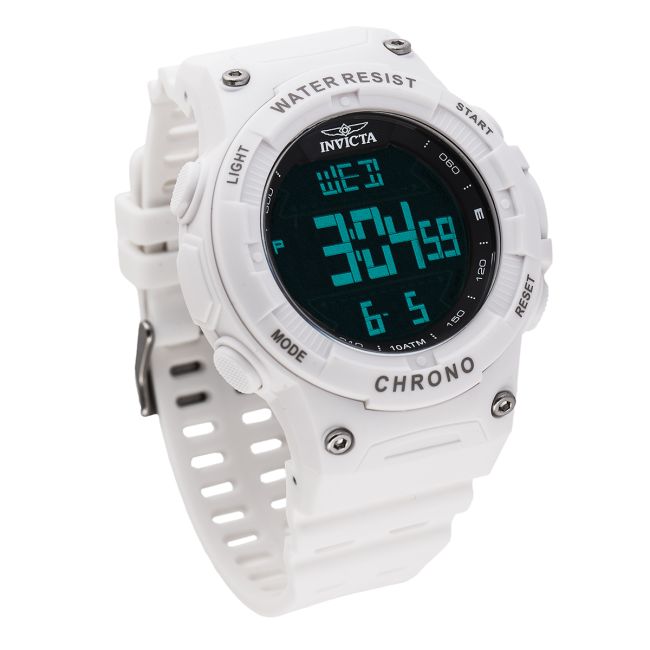 Invicta Racing Digital Men's Watch - 52mm, White (47524)