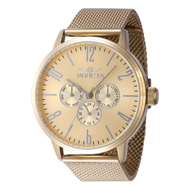 Open Box Invicta Specialty Men's Watch - 44mm, Gold (AIC-47615)