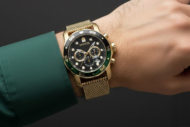 Invicta Pro Diver Atlas Men's Watch - 48mm, Gold (47632)