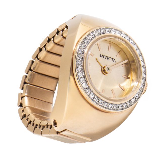 Invicta Mini Angel Women's Ring Watch - 16.5mm, Gold (48944)