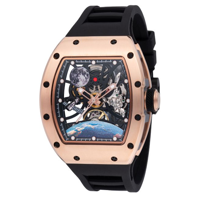 Invicta S1 Rally Interstellar Automatic Men's Watch w/ Skeleton Dial - 41mm, Black (ZG-49011)