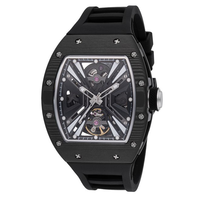 Invicta S1 Rally Vortex Automatic Men's Watch w/ Skeleton Dial - 41mm, Black (49029)