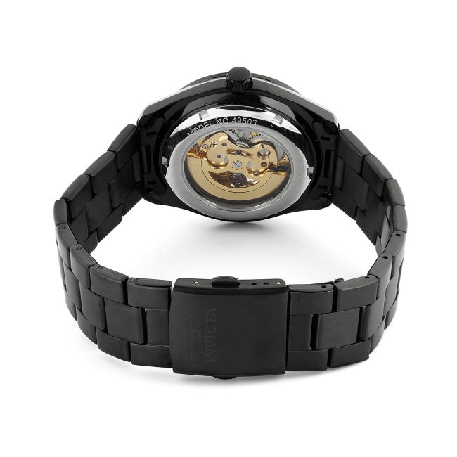 Invicta Objet D Art Automatic Men's Watch w/ Skeleton Dial - 47mm, Black (49503)