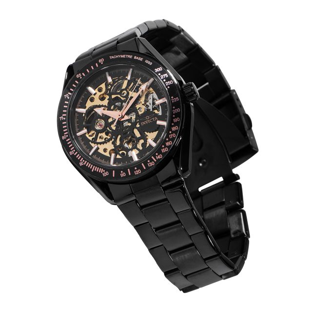 Invicta Objet D Art Automatic Men's Watch w/ Skeleton Dial - 47mm, Black (49503)