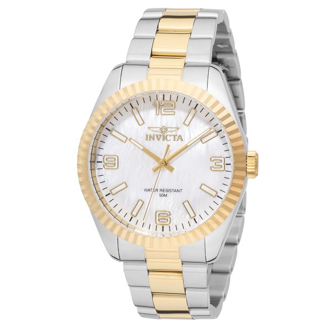 Invicta Specialty Men's Watch w/ Mother of Pearl Dial - 43mm, Gold, Steel (49749)