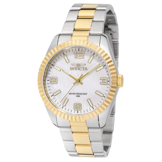 Invicta Specialty Unisex Watch w/ Mother of Pearl Dial - 38mm, Gold, Steel (49750)