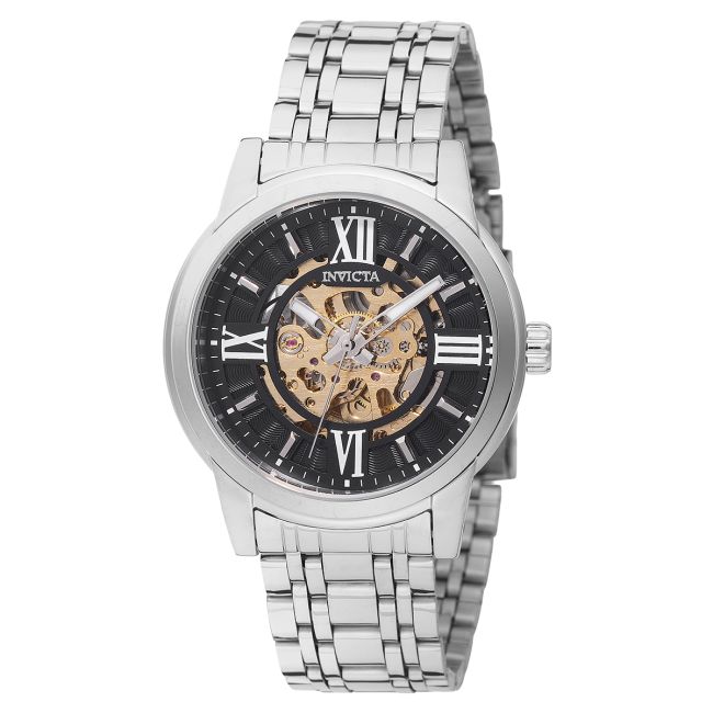 Invicta Objet D Art Automatic Men's Watch w/ Skeleton Dial - 41mm, Silver (69132)
