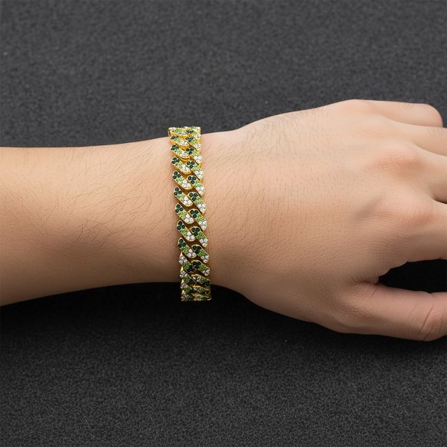 Invicta Elements Men's Drip Chain Bracelet, Emerald Venom (80902)