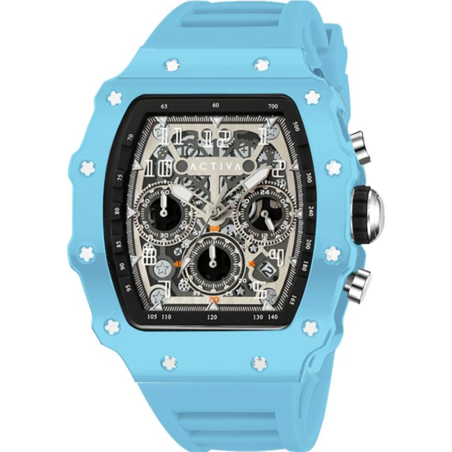 Activa X Invicta Men's Watch w/ Skeleton Dial - 44.3mm (PF22222)