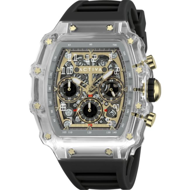 Activa X Invicta Men's Watch w/ Skeleton Dial - 44.3mm (PF22222)