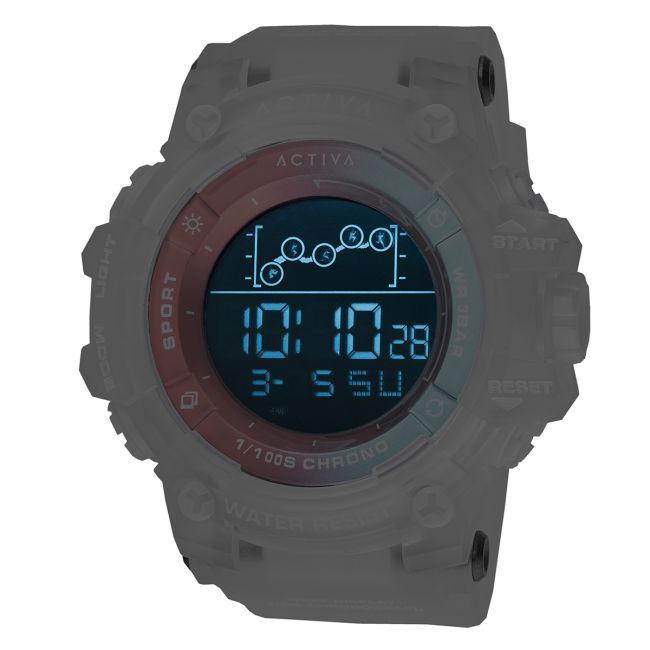 Activa X Invicta Men's Digital Watch - 50mm, White (ACW8082-001)