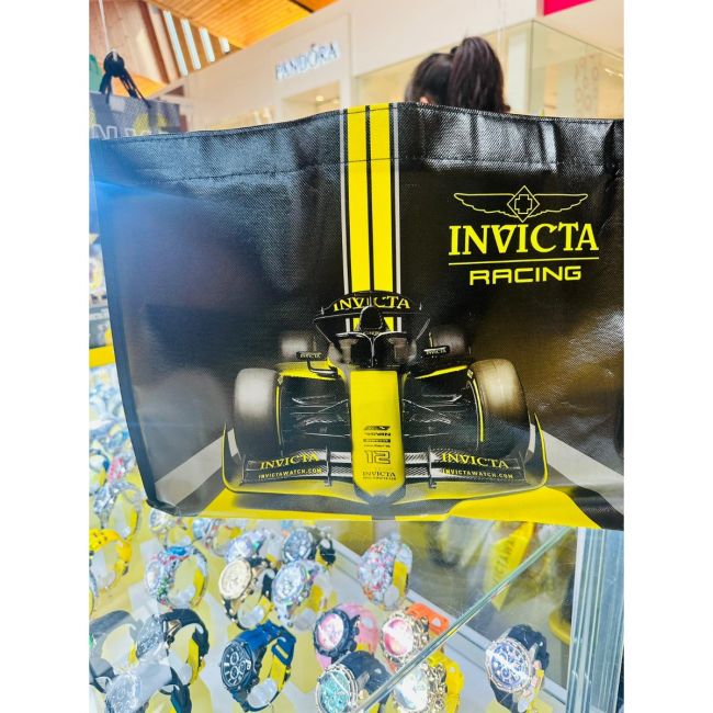 Invicta Tote Bag, Racing Print (IPM001-12)