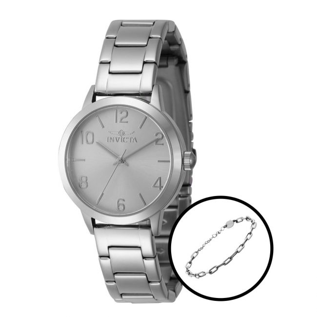 Invicta Wildflower Women's Watch - 34mm, Steel, With Bracelet  Set (47270)