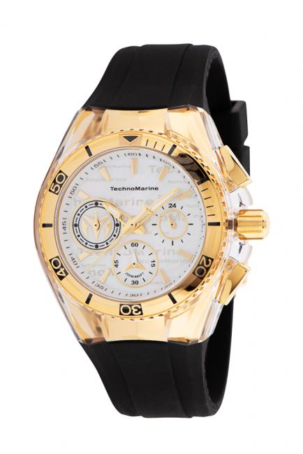 TechnoMarine Cruise California Women's Watch w/ Mother of Pearl Dial - 40.57mm, Black (TM-120029)