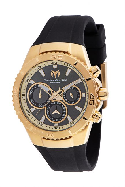 TechnoMarine Manta Sea Unisex Watch w/ Mother of Pearl Dial - 40mm, Black (TM-220073)