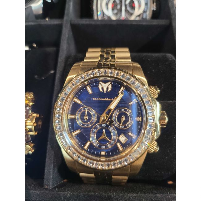 TechnoMarine Manta Ray Men's Watch - 42mm, Gold (TM-222006)