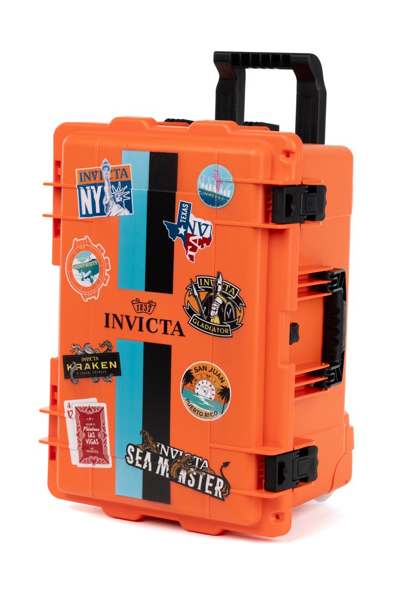 Invicta 50-Slot Dive Impact Rolling Watch Case Patch, Orange (DC50PATCH-ORG