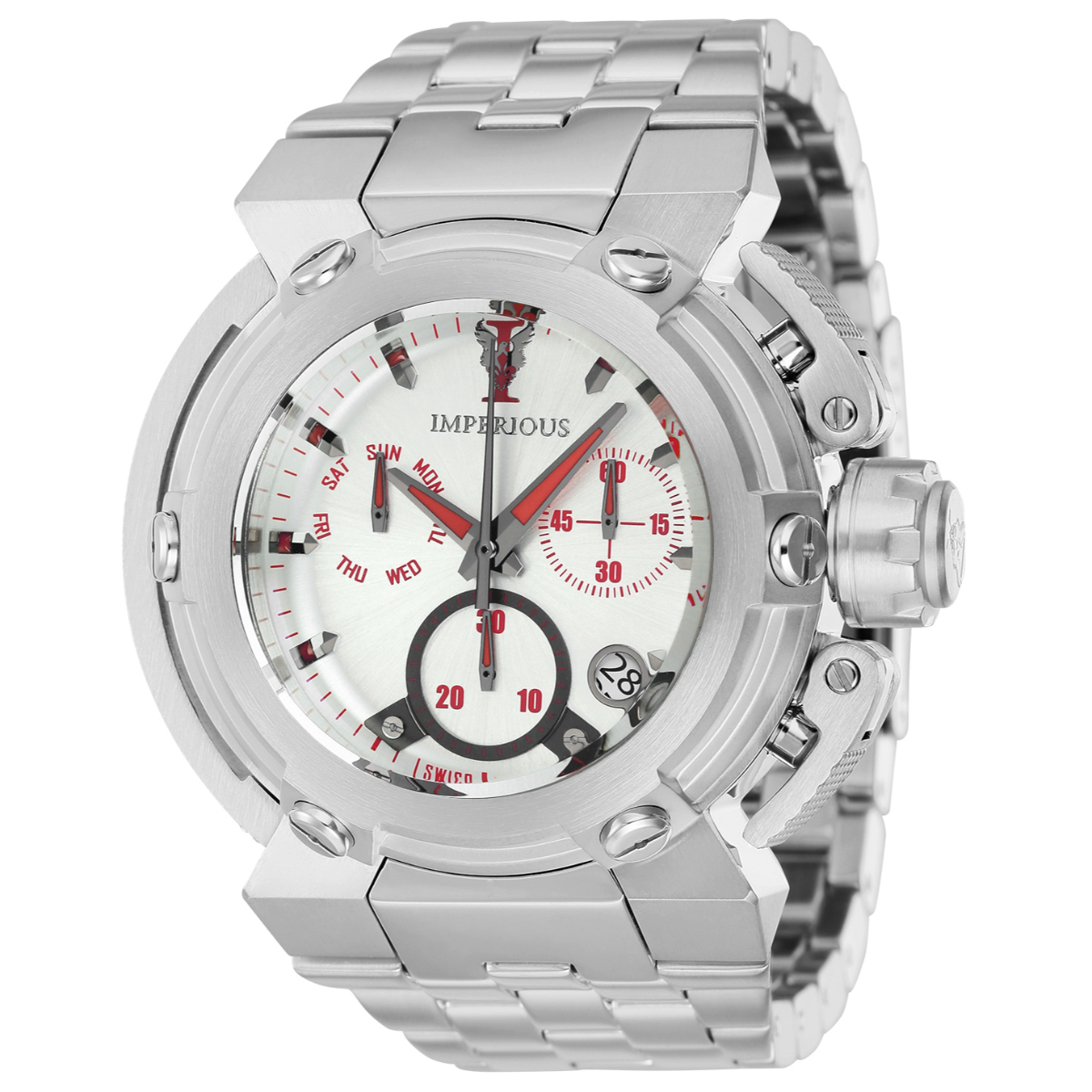 Model IMP1145. Imperious Man of War 58mm Swiss Quartz Chronograph Watch |  eBay