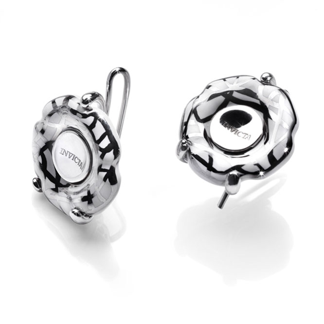 INVICTA Jewelry ALOYSIUS Earrings None 10.8 Silver 925 and Ceramic Rhodium+White+Platinum - Model J0120