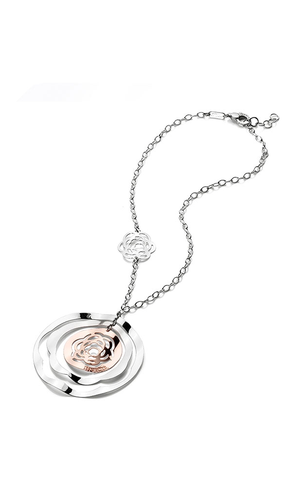 INVICTA Jewelry ROSITA Necklaces 52 17.8 Silver 925 Rhodium+Rose Gold - Model J0177