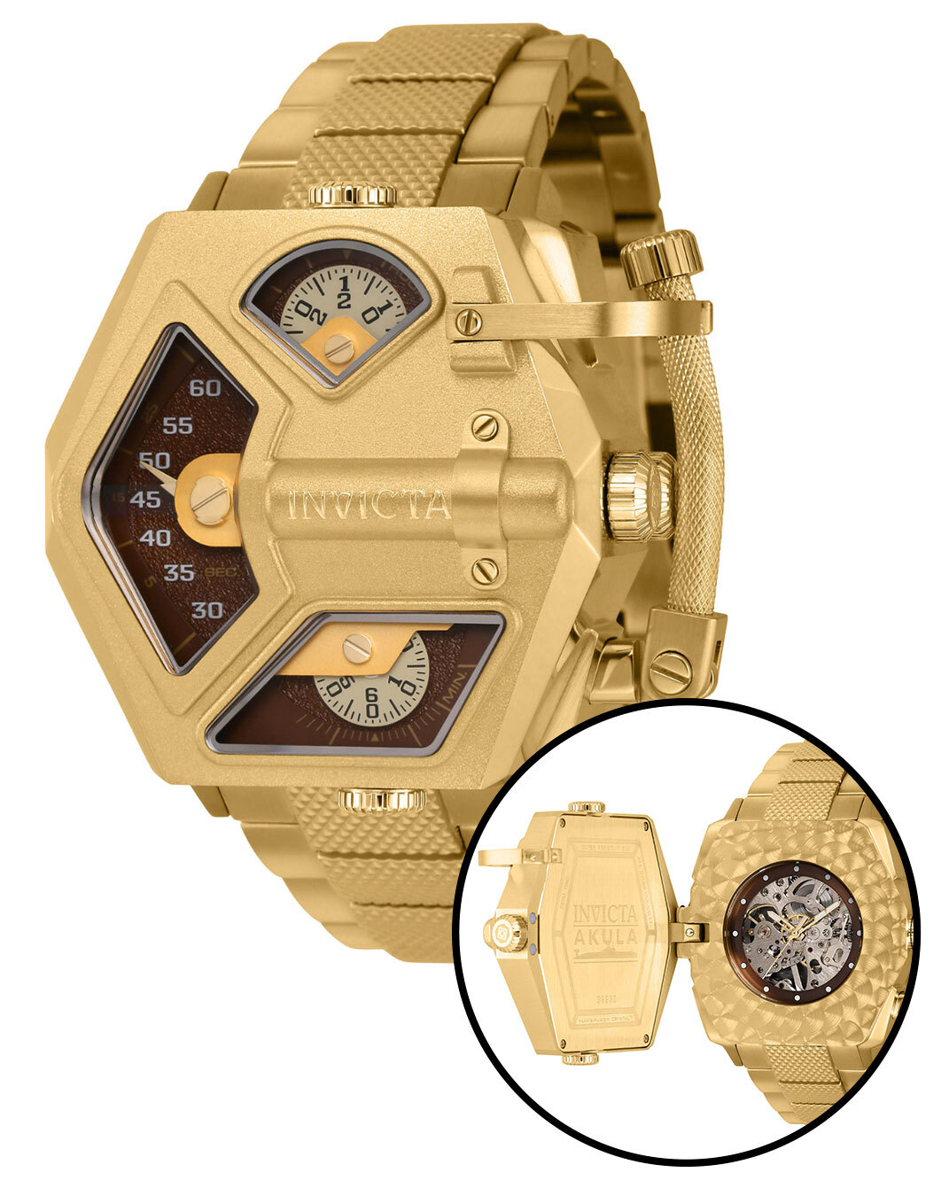 Invicta akula clearance gold