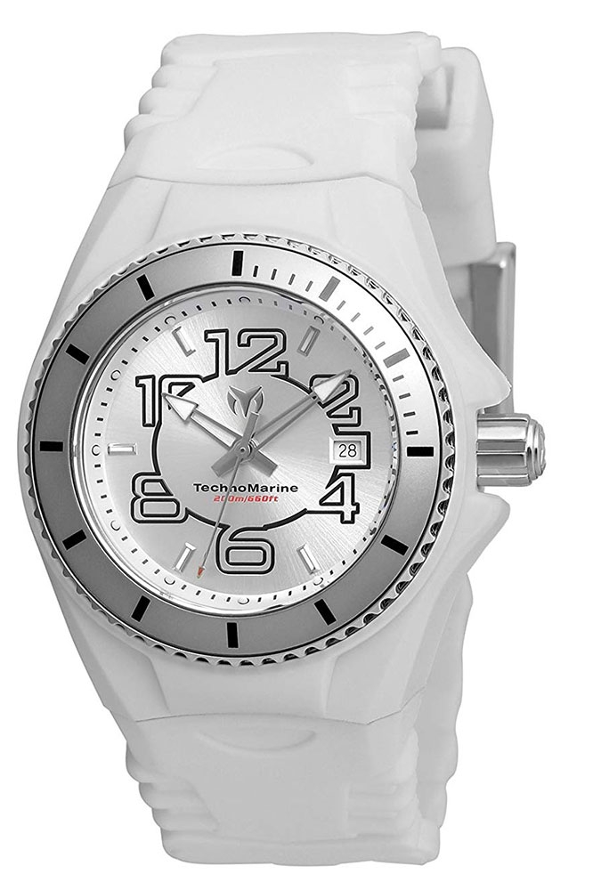 TechnoMarine Cruise JellyFish 34mm watch with Silver dial 585 Quartz - Model 115124
