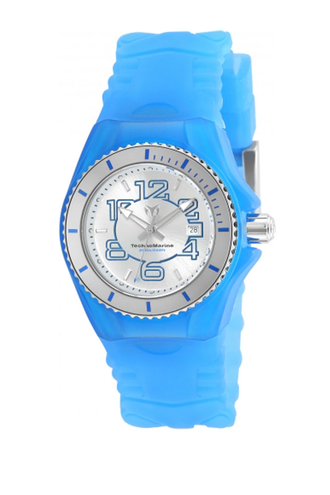TechnoMarine Cruise JellyFish 34mm watch with Silver dial 585 Quartz - Model TM-115125