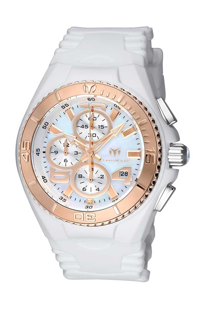 TechnoMarine Cruise JellyFish 40mm watch with Rose Gold + White dial OS60 Quartz - Model 115267