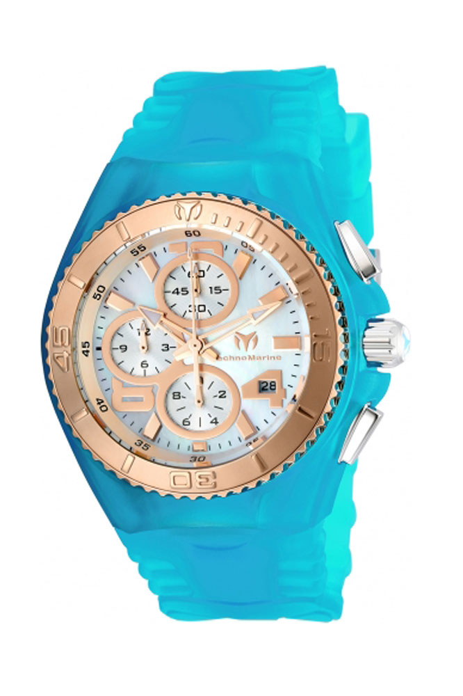 TechnoMarine Cruise JellyFish 40mm watch with Rose Gold + White dial OS60 Quartz - Model TM-115289