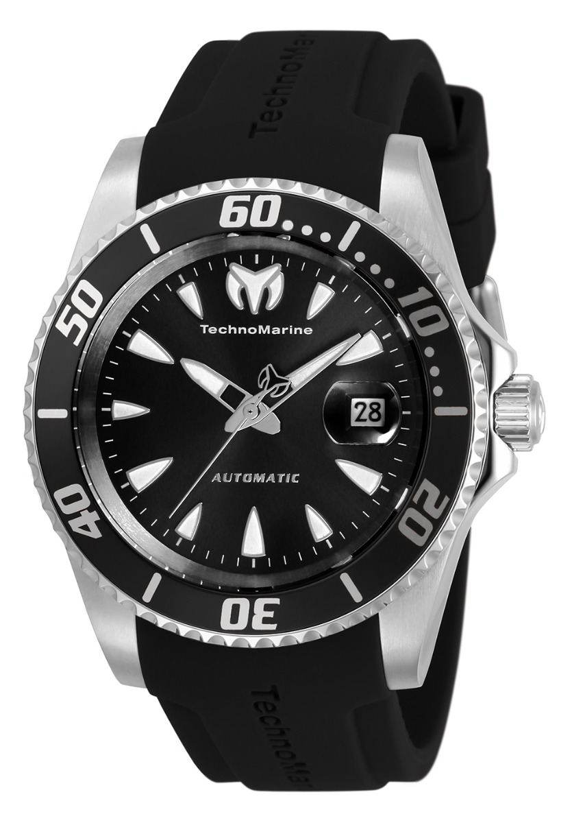 TechnoMarine Manta Sea Automatic Automatic Men's Watch - 42mm, Black  (TM-219085)