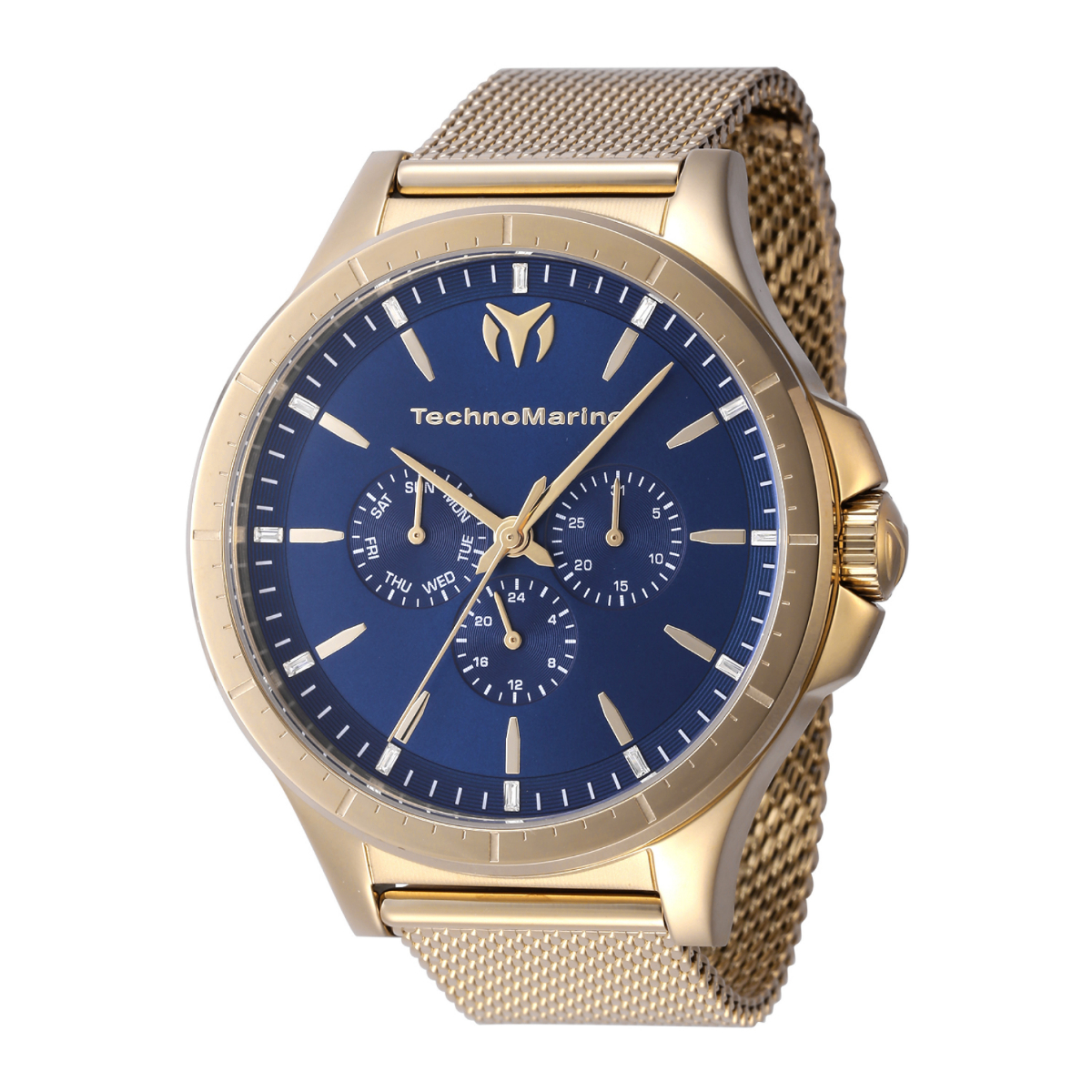 Gold TechnoMarine Men's Quartz Watch 45mm (TM-822023)